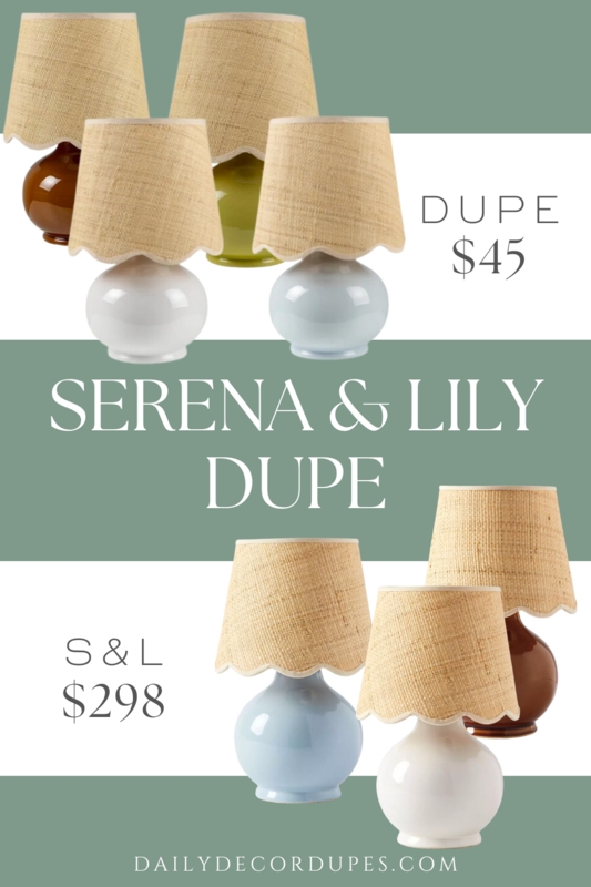 Affordable Serena & Lily Lamp Dupes Under $50