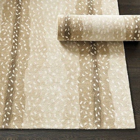 Ballard Design Antelope Natural Hand-Tufted Runner Rug