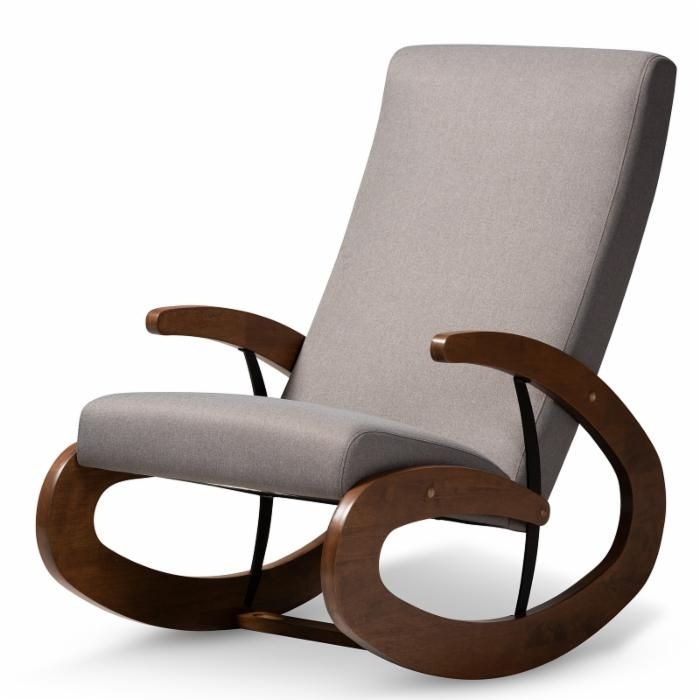Baxton Studio Kaira Contemporary Indoor Rocking Chair