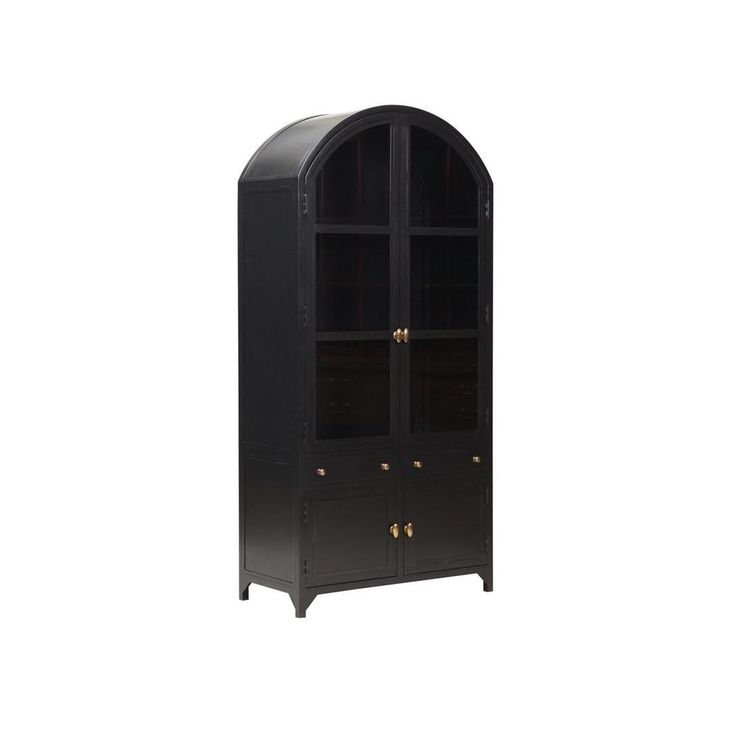 Belmont Arch Armoire | Contemporary seating, Black cabinets, Furniture ...