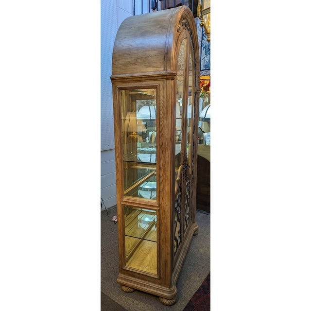 Bernhardt Coronado Arched Wooden Curio Cabinet