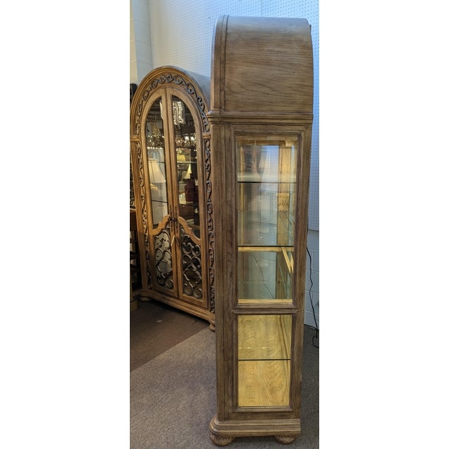 Bernhardt Coronado Arched Wooden Curio Cabinet