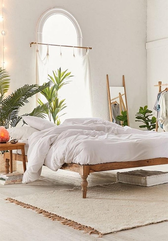 Bright Minimalist Boho Chic Bedroom Design