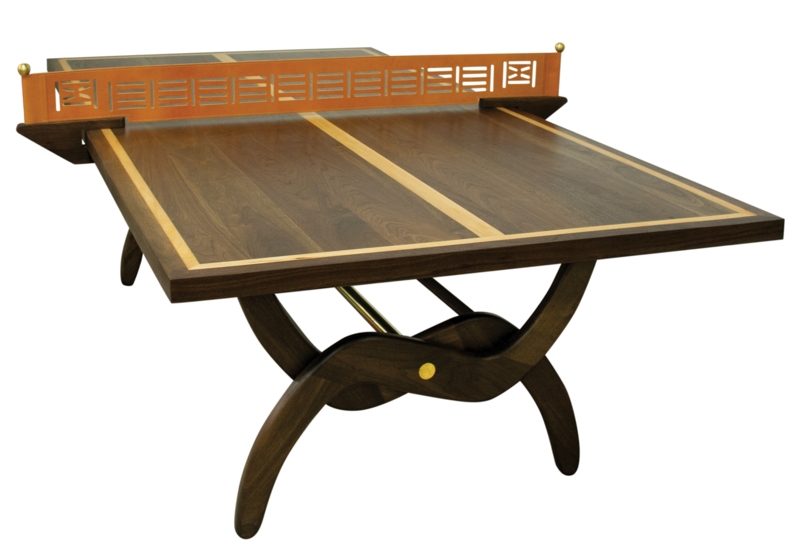 Chenault James Wooden Ping Pong Dining Table Design