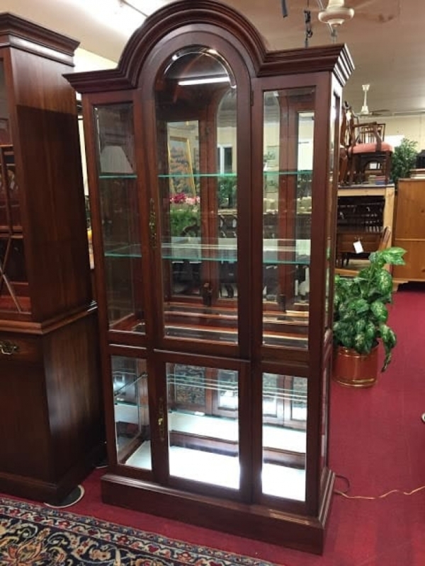 Classic Pennsylvania House Arched Curio Cabinet