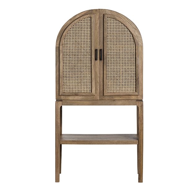 Coastal Cottage Arched Bar Cabinet | Antique Farmhouse