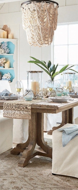 Coastal Dining Room | Coastal dining room table, Dining room table ...