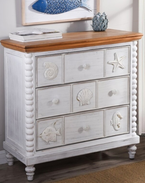 Coastal Style Drawer Chests & Dressers