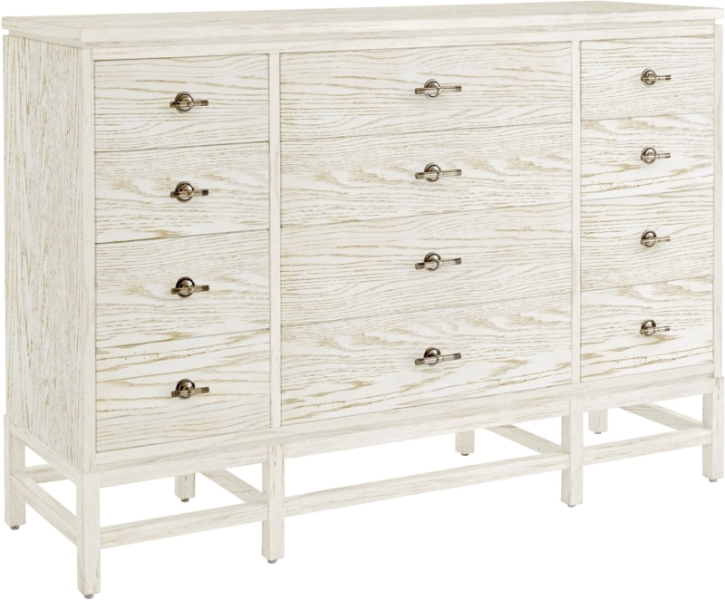 Coastal White Nautical Style Tranquility Isle Dresser