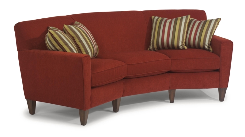 Contemporary Red Flexsteel Digby Corner Sofa Design