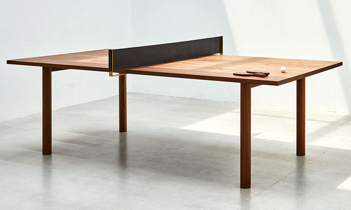 Convertible Wooden Dining and Ping Pong Table Design