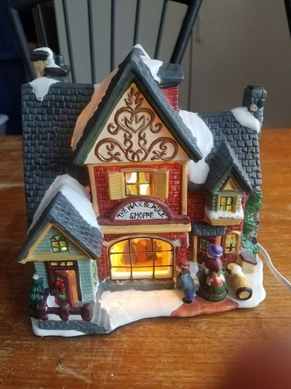 Cozy Ceramic Christmas Village House Decoration