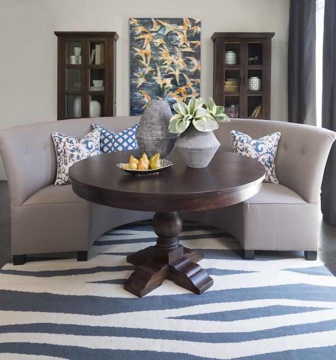 Curved Dining Benches