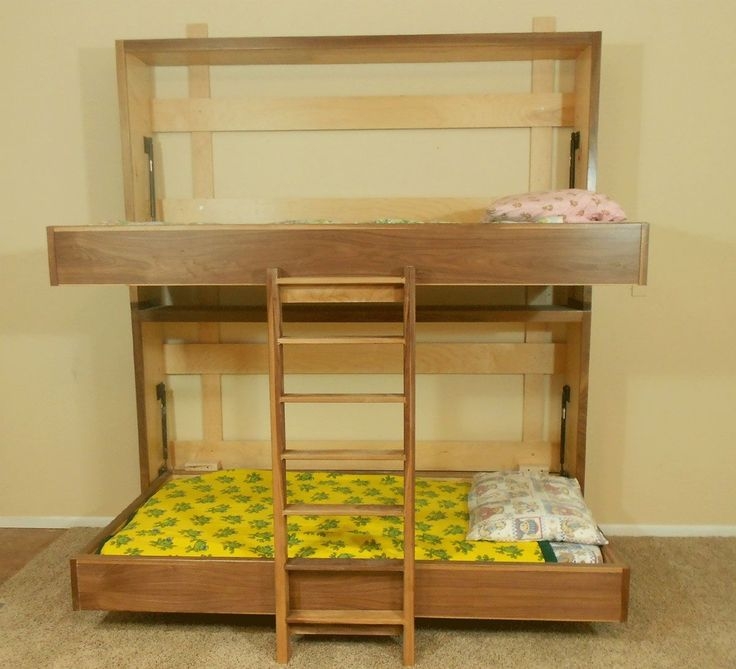 Custom Fold-Up Murphy Bunk Beds for Small Spaces