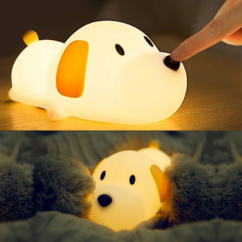 Cute LED Dog Night Light for Nursery Decor
