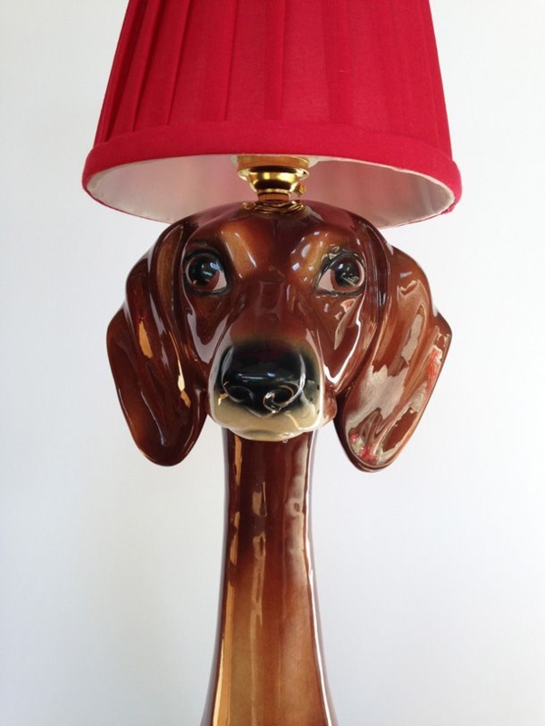 Dog lamp, Lamp, Retro lamp