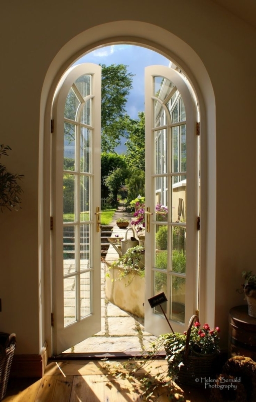 Arched French Doors