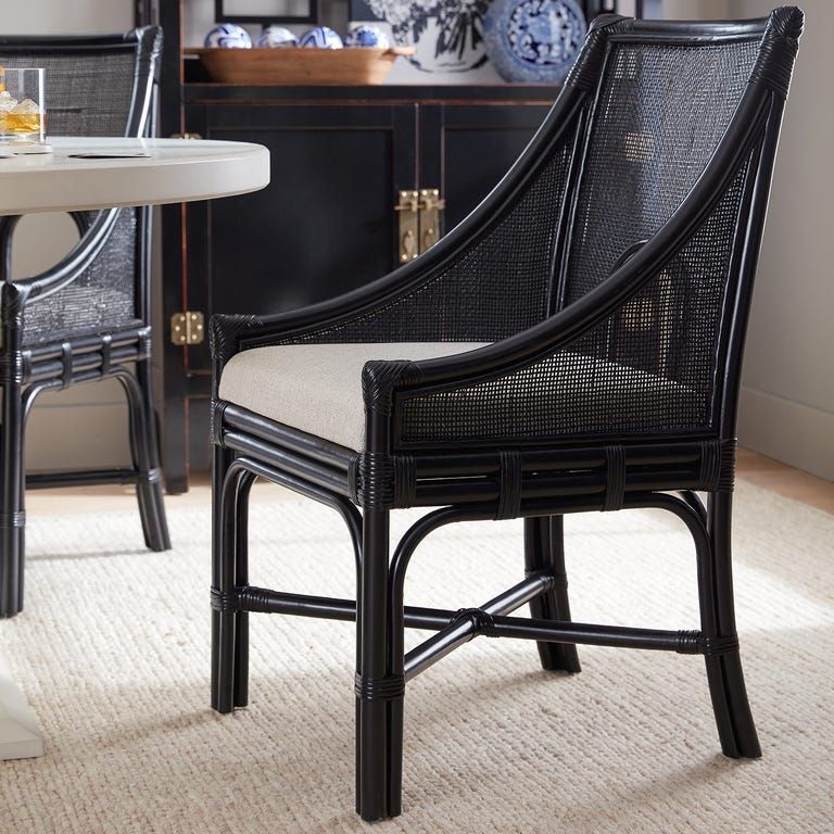 Black Cane Chairs