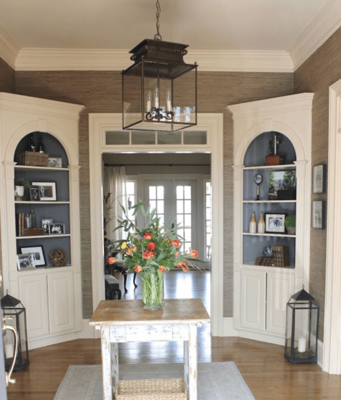Elegant Built-in Corner Cabinets for Dining Rooms