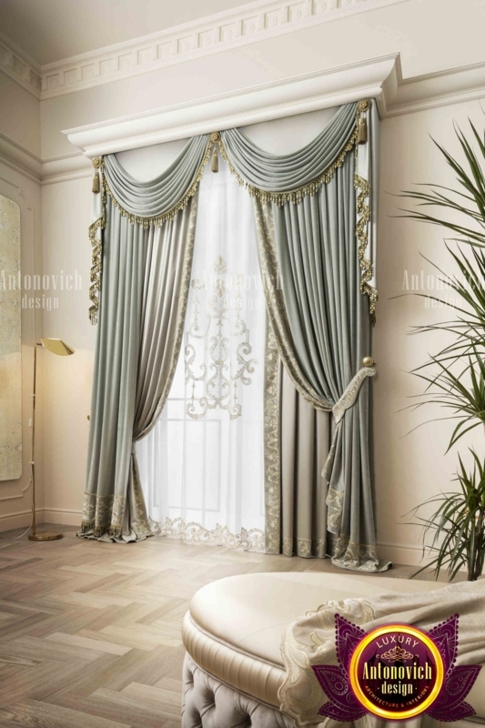 Elegant Custom-Made Luxury Curtains for Living Room