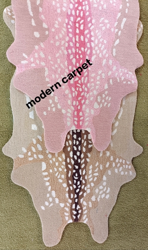 Handmade Antelope Tufted Rugs for Living Spaces
