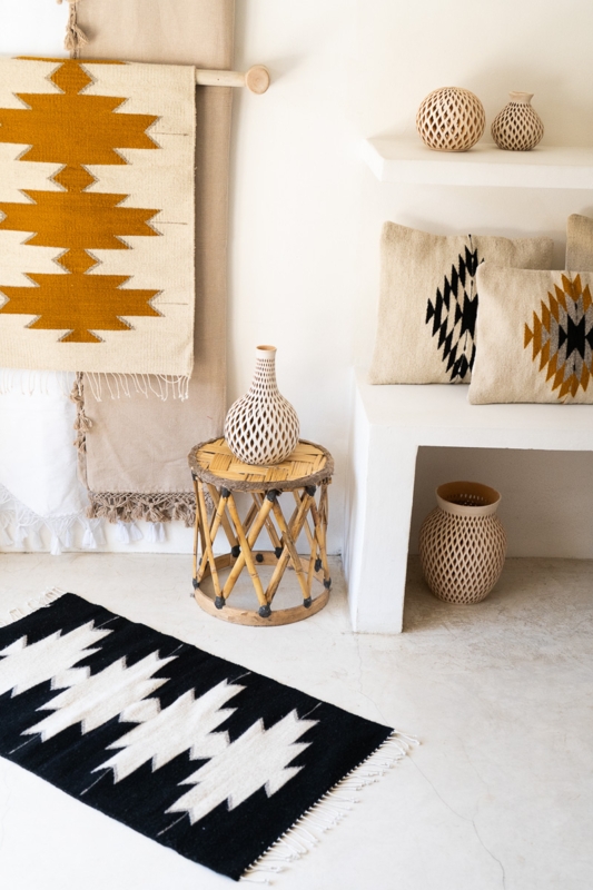 Handmade Mexican Oaxacan Rugs and Boho Decor