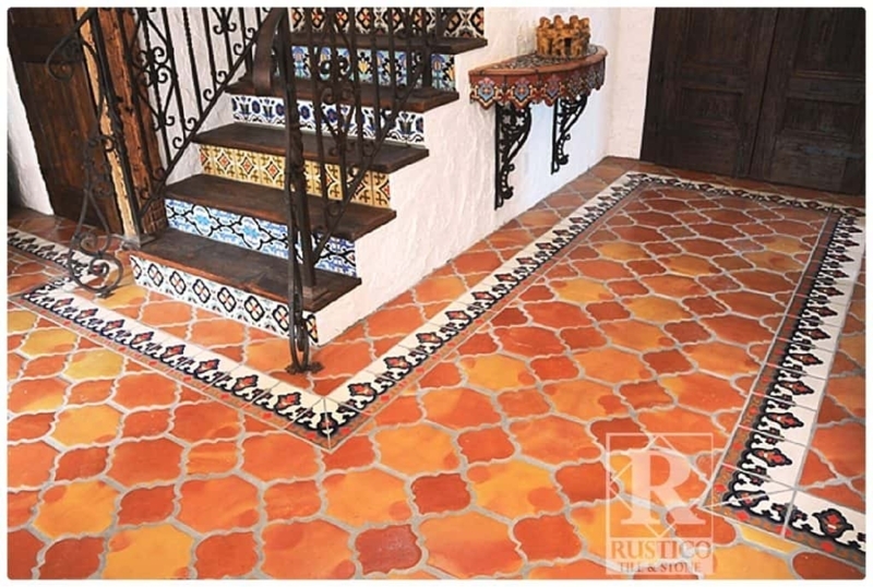 Handmade Mexican Saltillo Terracotta Floor Tiles