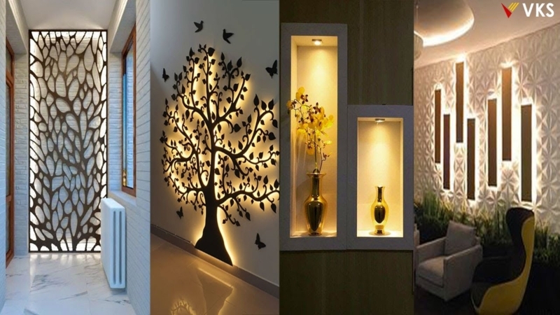 Innovative Accent Walls with LED Strip Lighting