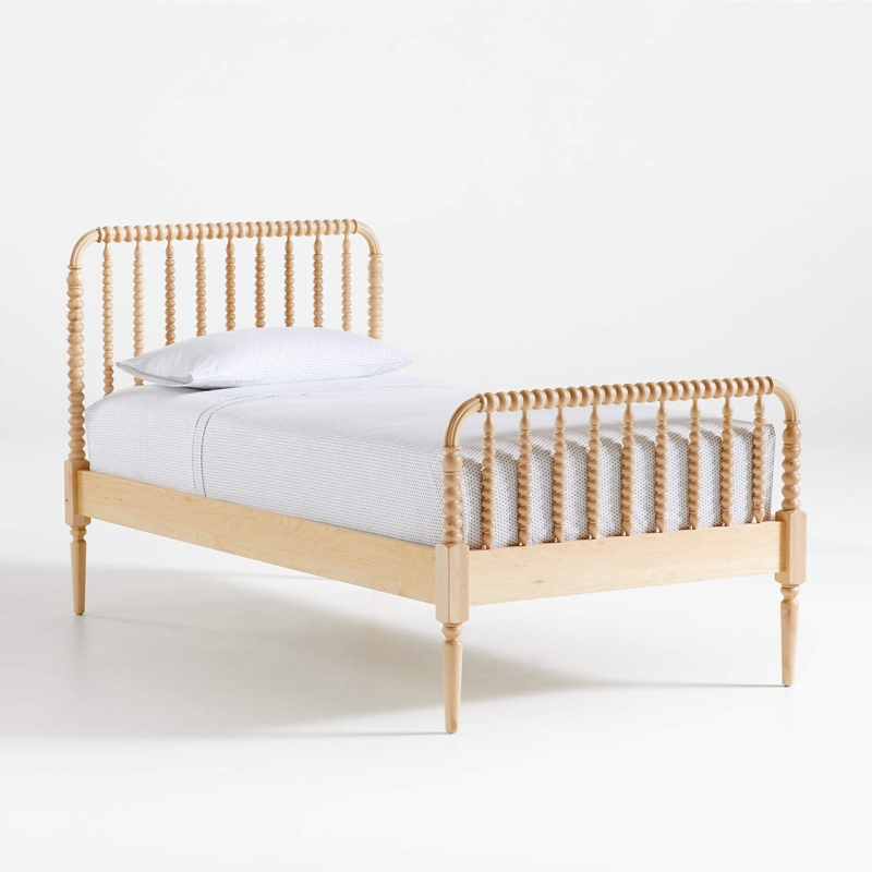 Jenny Lind Maple Wood Spindle Kids Bed Frame
