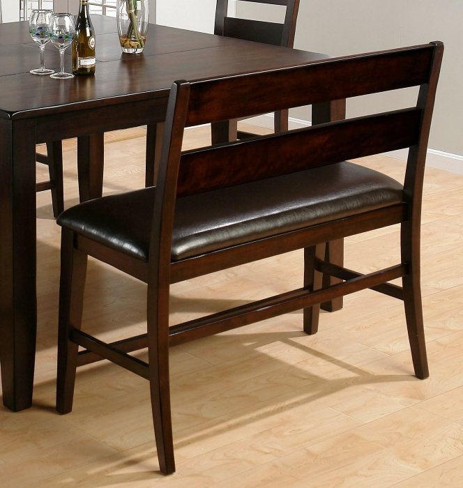Jofran Rustic Prairie Counter Height Bench | Dining room bench, Dining ...