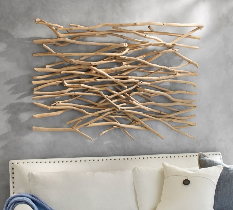 Large Driftwood Wall Panel for Rustic Decor