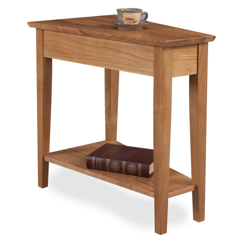 Leick Wooden Recliner Wedge Side Table