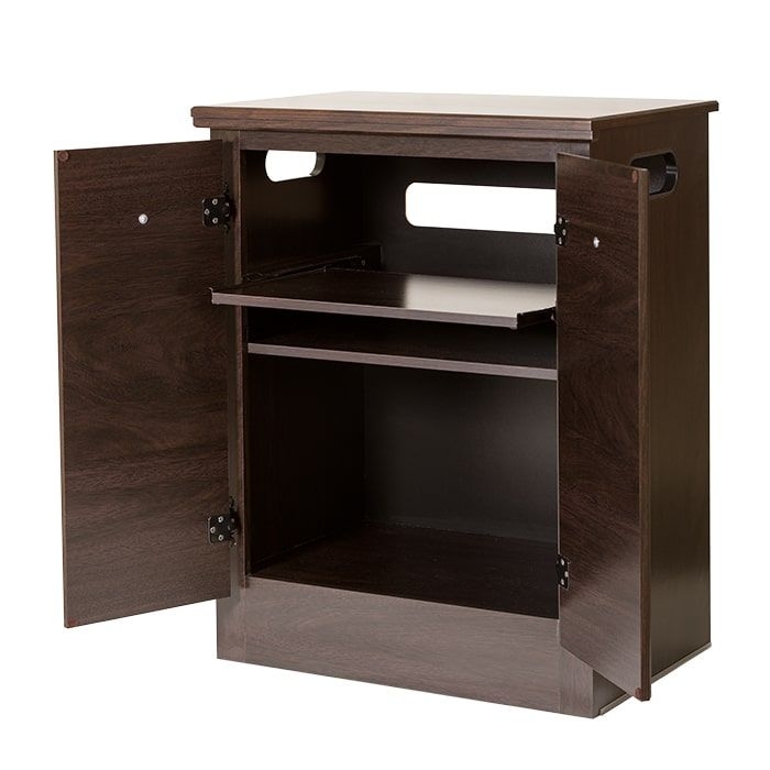 Mahogany CPAP Nightstand with Ample Storage Space