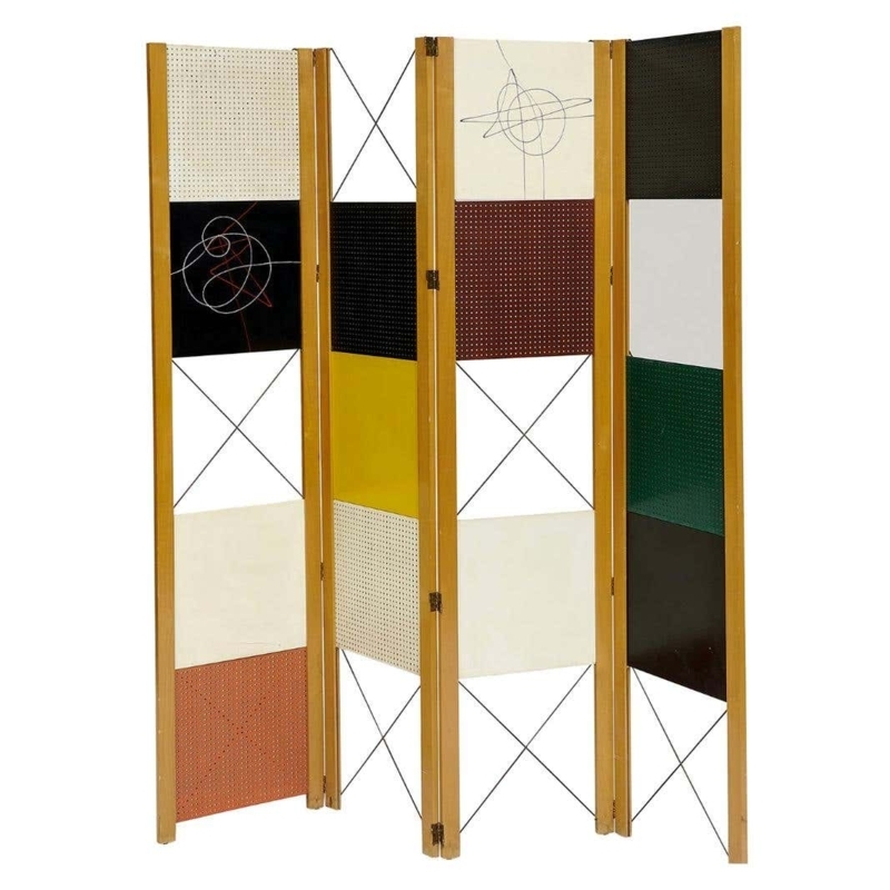 Mid-Century Modern Colorful Room Divider by Niels Clausen