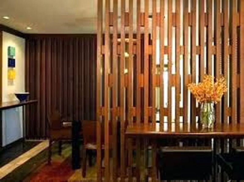 Mid Century Modern DIY Wooden Room Divider