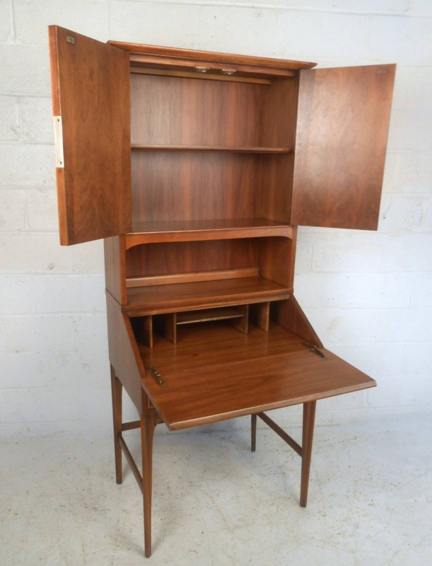Mid-Century Modern Drexel Secretary Hutch Desk