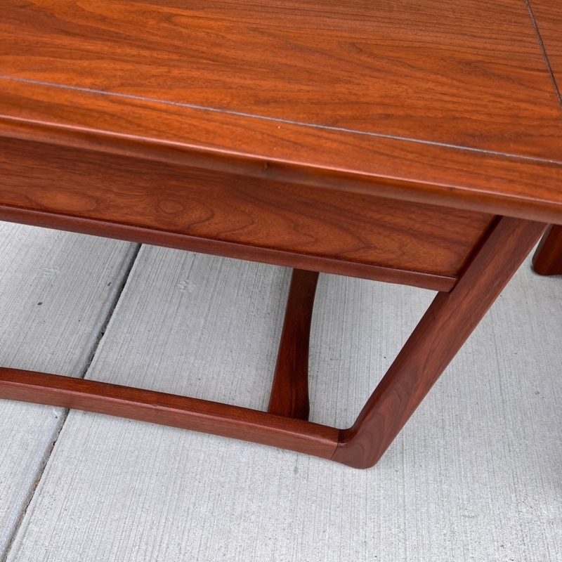 Midcentury Modern Walnut Side Tables with Sleek Design