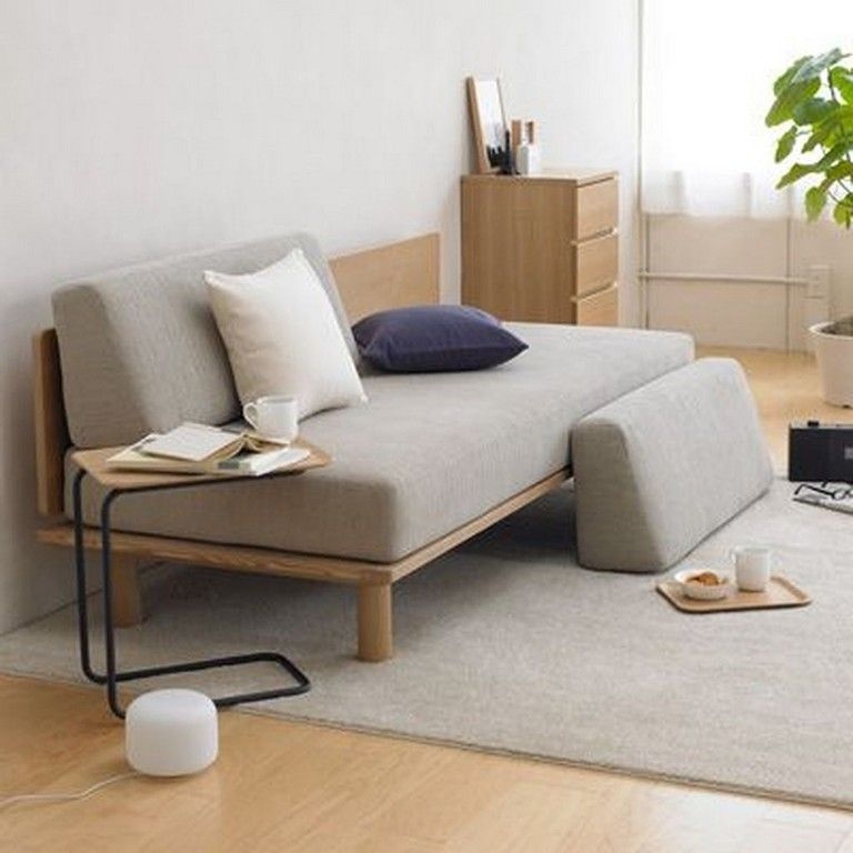 Minimalist Japanese Style Cozy Living Room Design