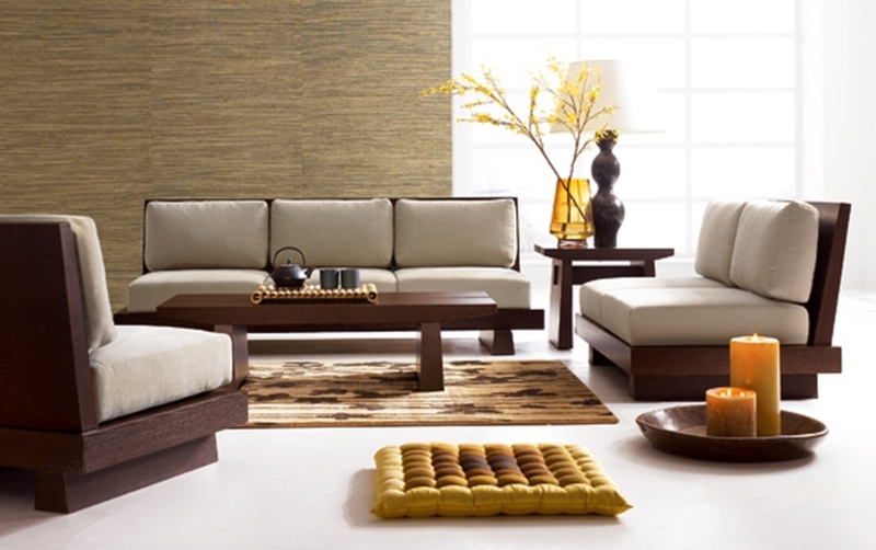 Minimalist Japanese Zen Inspired Living Room Design