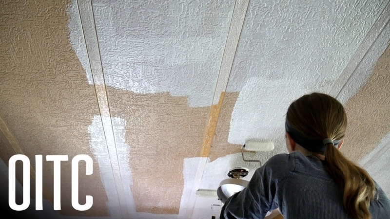 Mobile Home Ceiling Panel Replacement and Painting