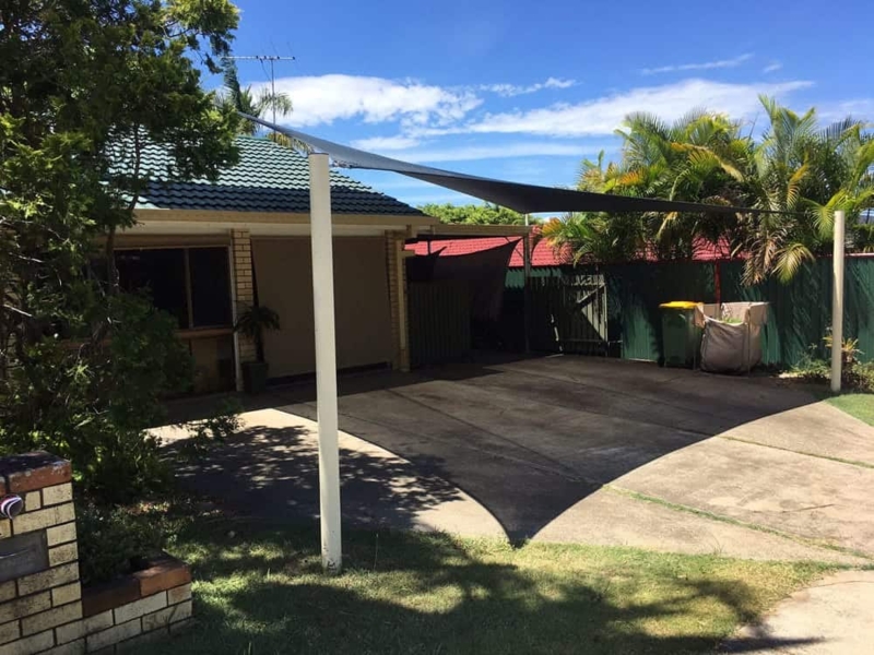 Modern Carport Shade Sails for Driveways