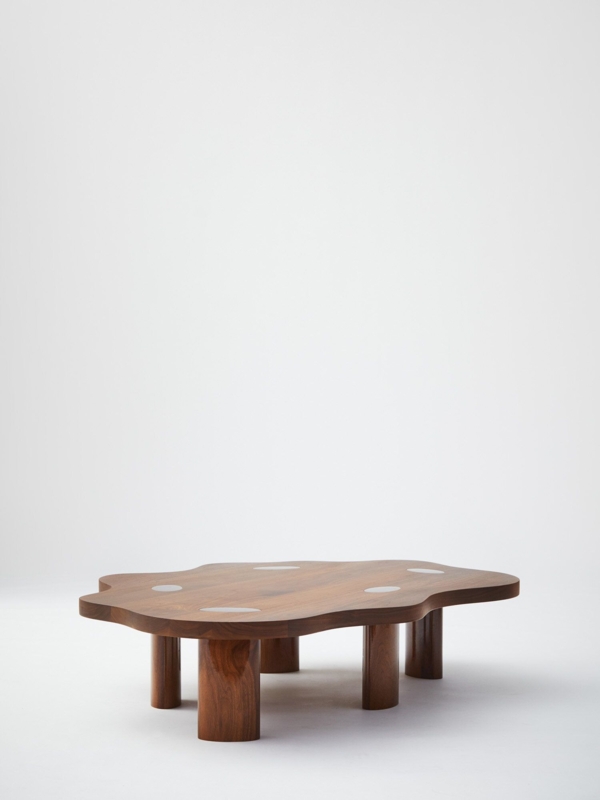 Modern Cloud-Shaped Wooden Coffee Table Design