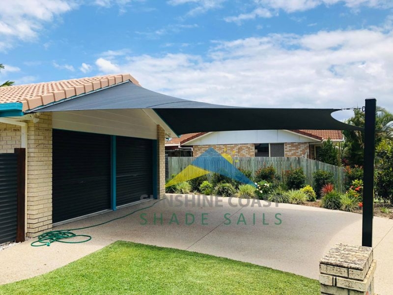 Modern Driveway Shade Sails for Carport Protection