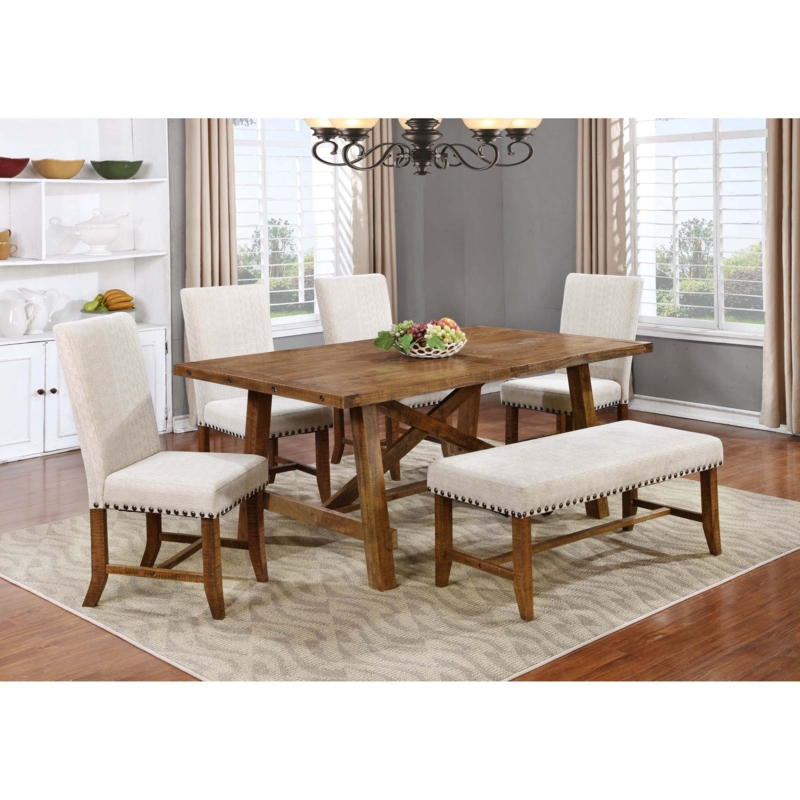 Modern Farmhouse Dearing 6 Piece Dining Set