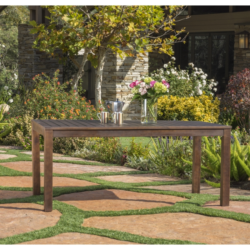 Modern Farmhouse Outdoor Wooden Dining Table