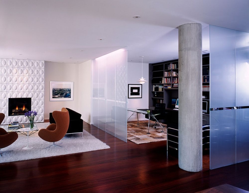 Modern Glass Room Divider Ideas for Living Rooms