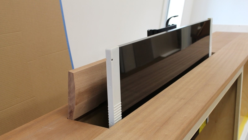 Modern Hideaway TV Cabinet with Lift Mechanism