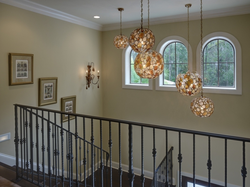 Modern Pendant Chandeliers for Two-Story Foyer