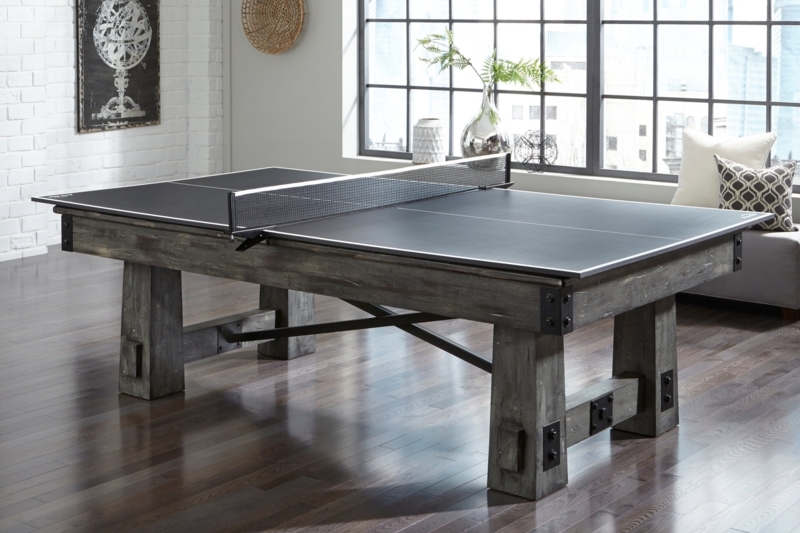 Modern Ping Pong Table Combining Game and Dining Space