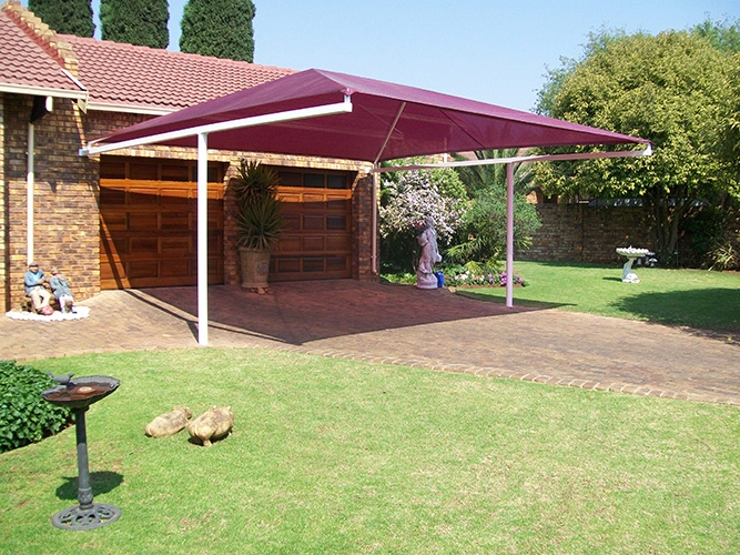 Modern Shade Net Carport for Home Garage